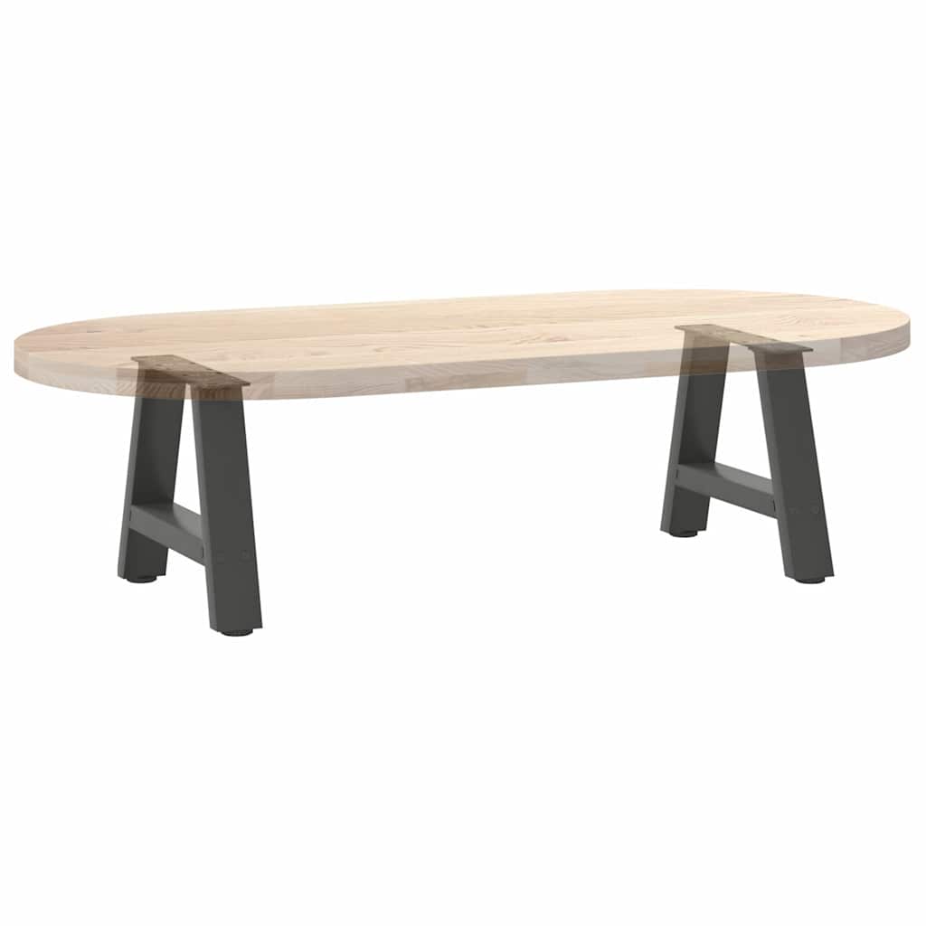 vidaXL Nogi do stolika kawowego w kształcie litery A 2 szt. Antracyt 50x(30-31) cm Stal