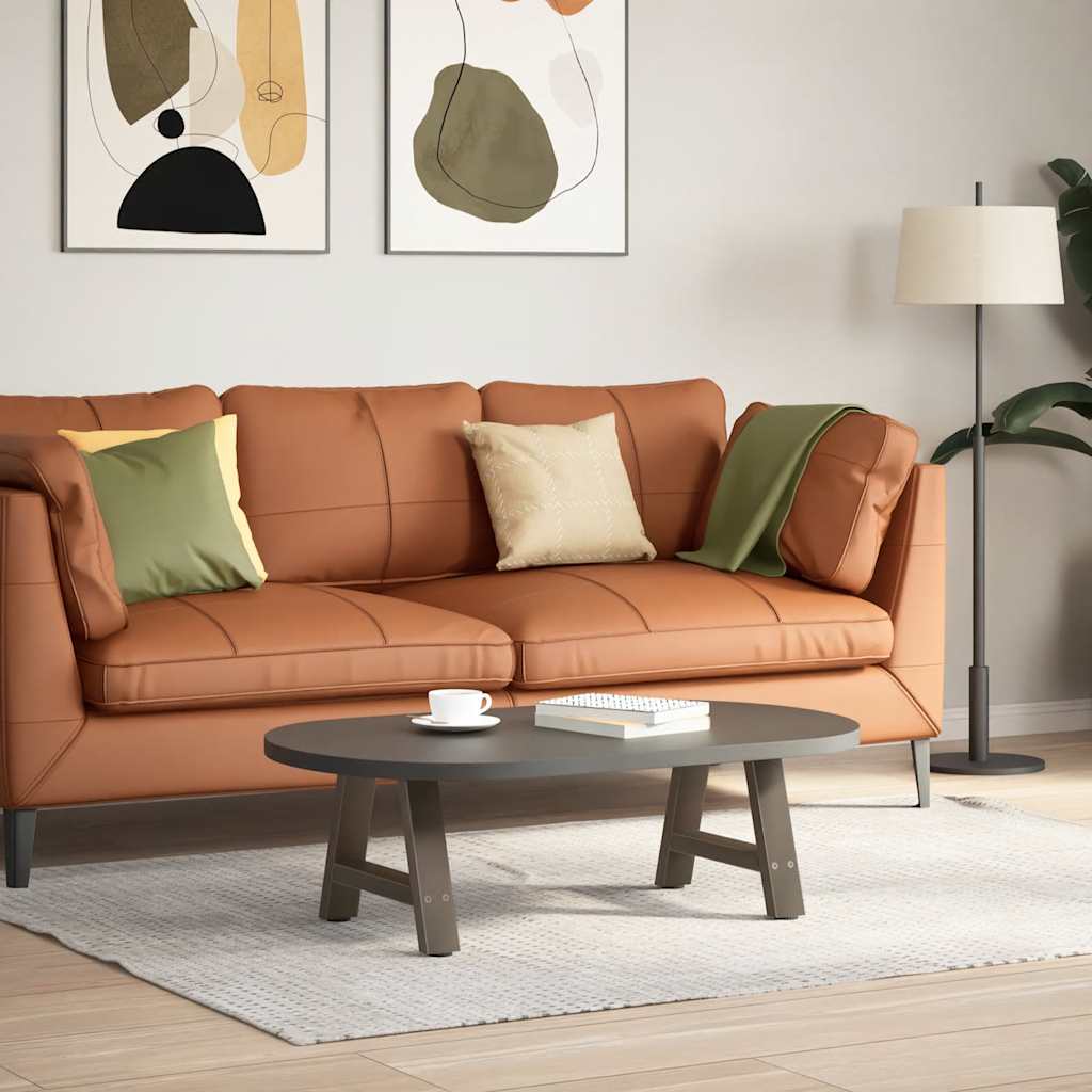 vidaXL Nogi do stolika kawowego w kształcie litery A 2 szt. 50x(30-31) cm Stal