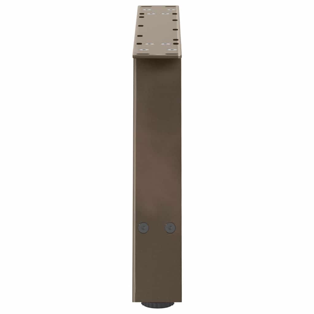 vidaXL Nogi do stolika kawowego w kształcie litery A 2 szt. 60x(30-31) cm Stal