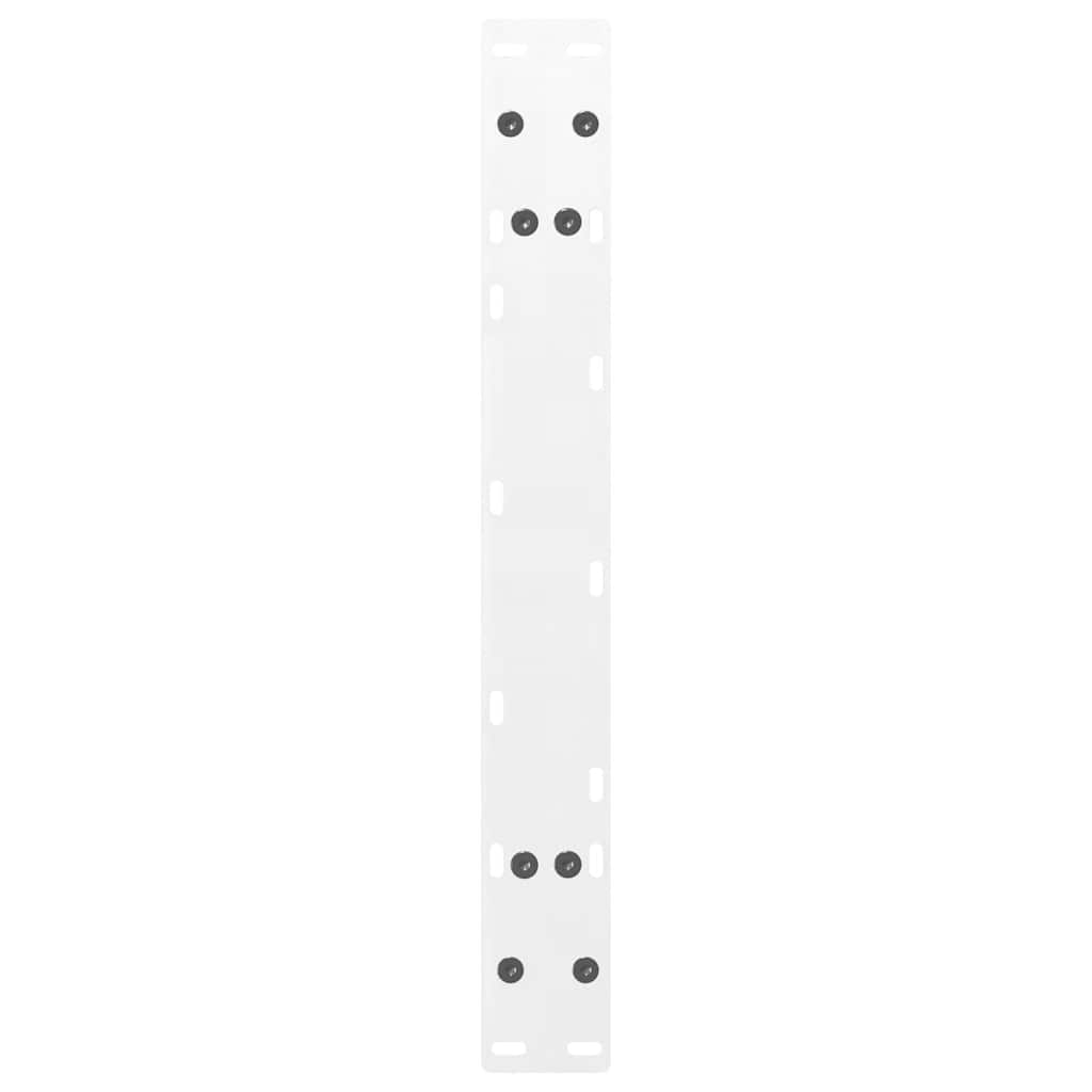vidaXL Nogi do stolika kawowego w kształcie litery A 2 szt. Białe 70x(30-31) cm Stal