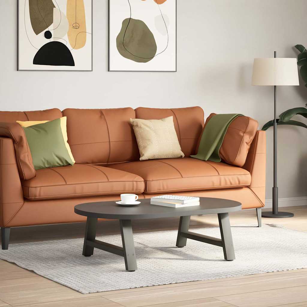 vidaXL Nogi do stolika kawowego w kształcie litery A 2 szt. Antracyt 70x(30-31) cm Stal
