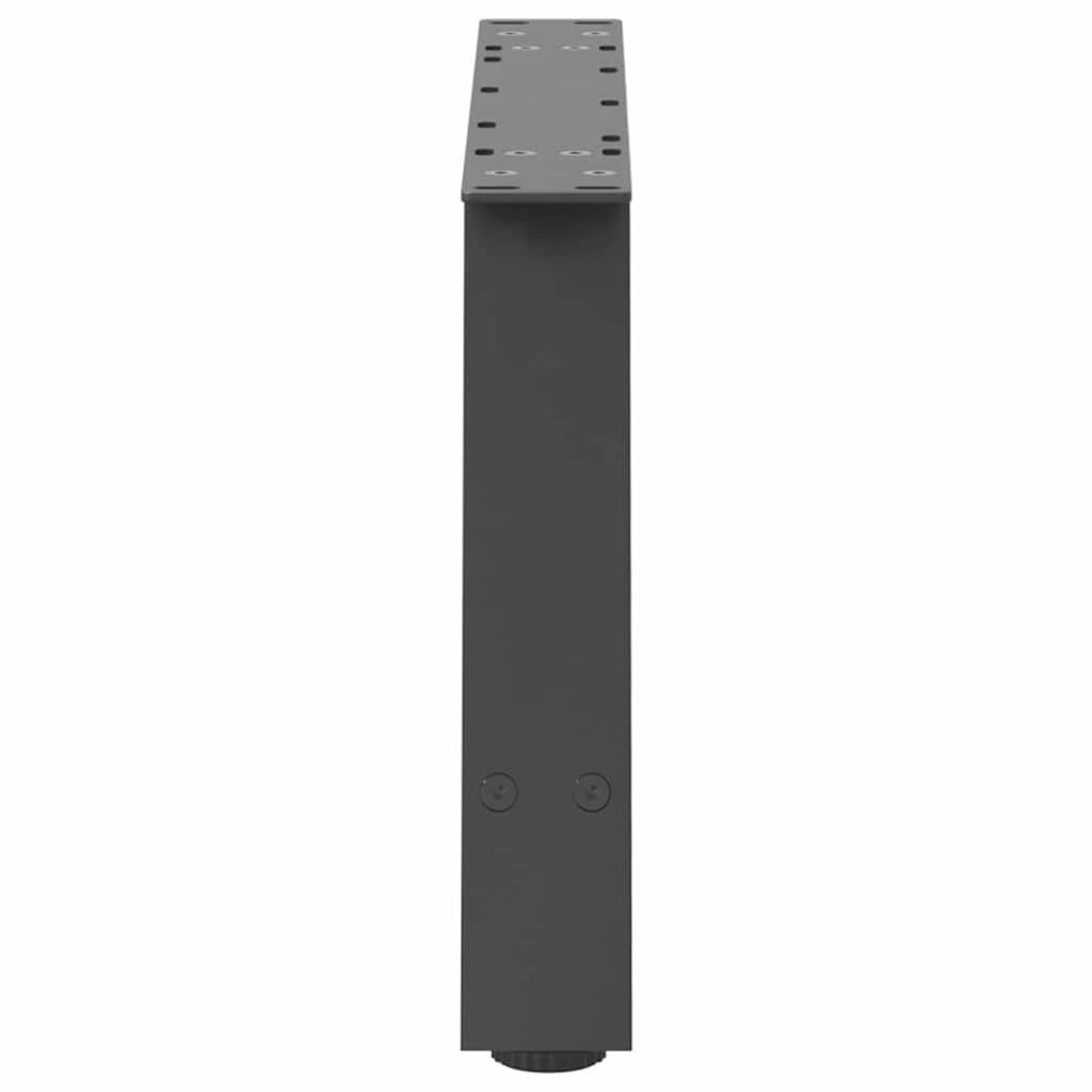 vidaXL Nogi do stolika kawowego w kształcie litery A 2 szt. Antracyt 70x(30-31) cm Stal