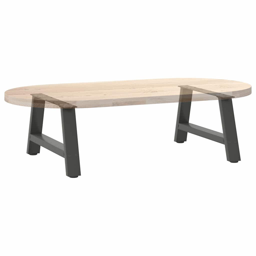 vidaXL Nogi do stolika kawowego w kształcie litery A 2 szt. Antracyt 70x(30-31) cm Stal