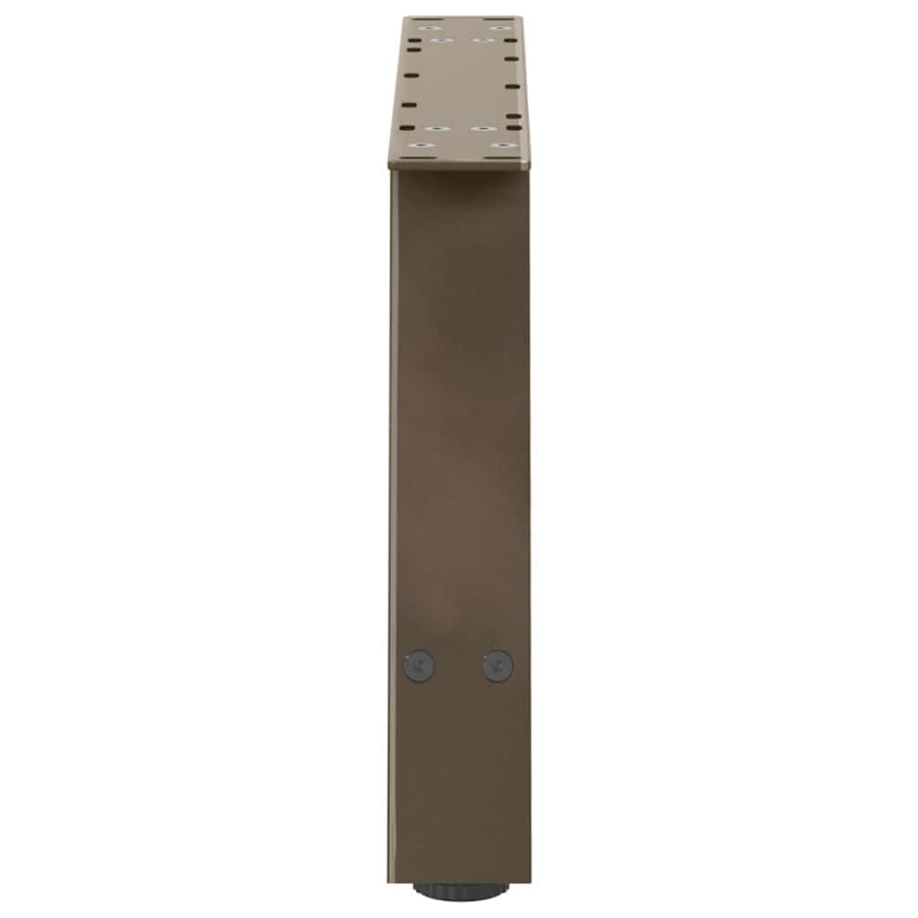 vidaXL Nogi do stolika kawowego w kształcie litery A 2 szt. 70x(30-31) cm Stal