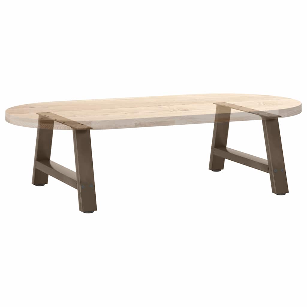 vidaXL Nogi do stolika kawowego w kształcie litery A 2 szt. 70x(30-31) cm Stal