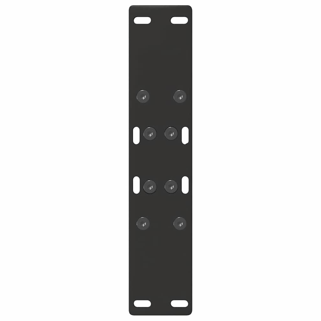 vidaXL Nogi do stolika kawowego w kształcie litery A 2 szt. Czarne 38x(42-43) cm Stal