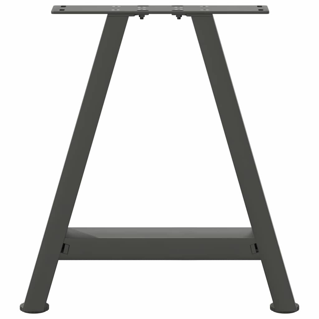 vidaXL Nogi do stolika kawowego w kształcie litery A 2 szt. Antracyt 38x(42-43) cm Stal