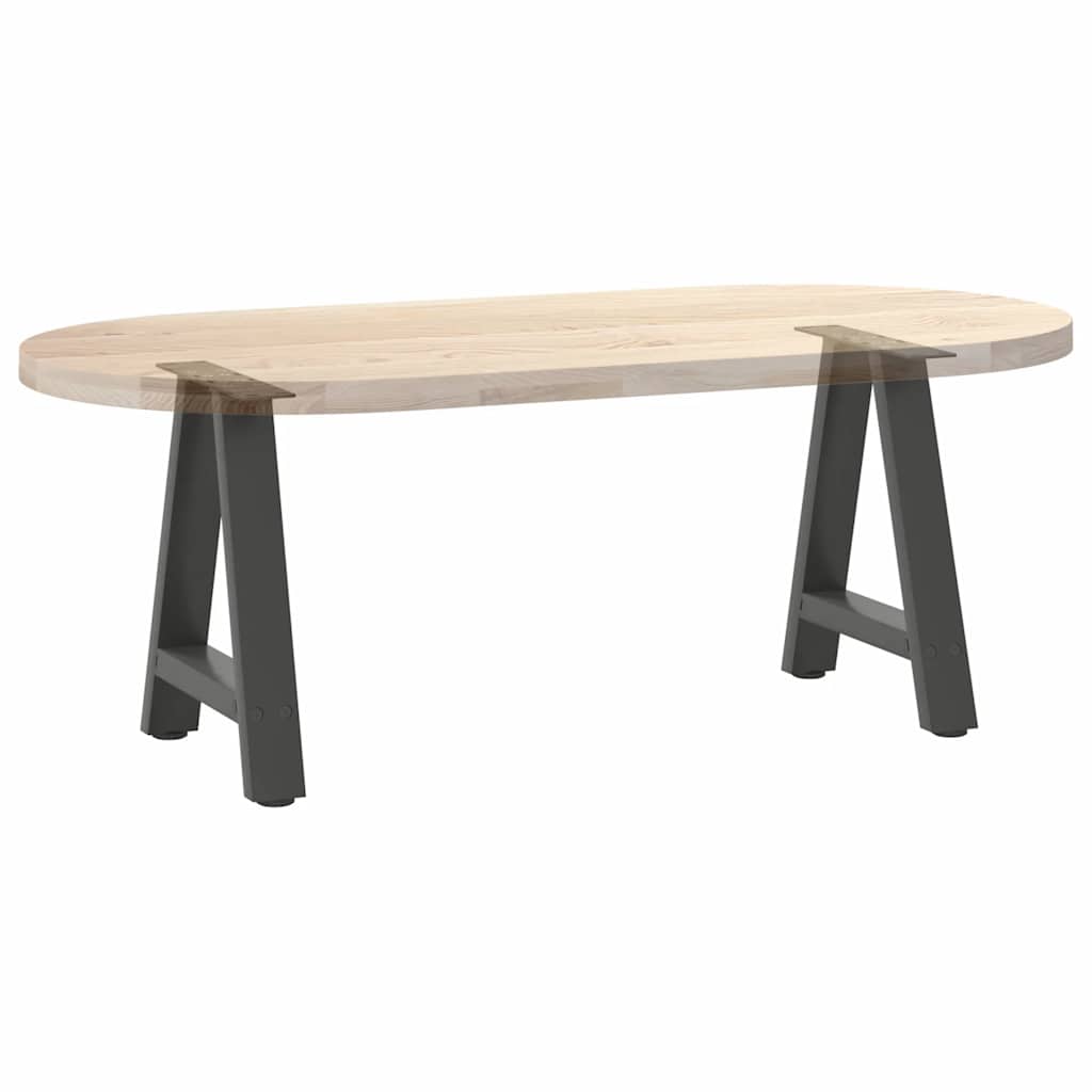 vidaXL Nogi do stolika kawowego w kształcie litery A 2 szt. Antracyt 38x(42-43) cm Stal