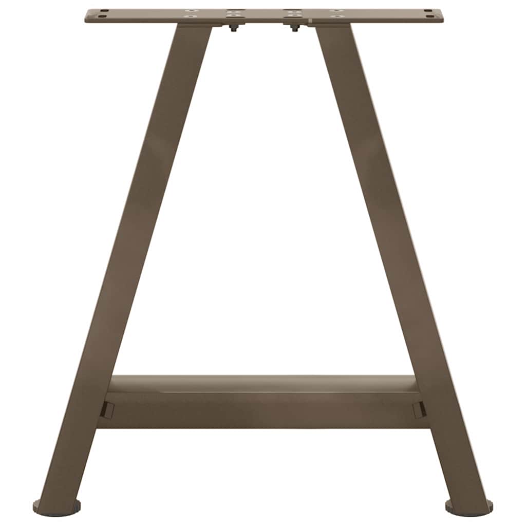 vidaXL Nogi do stolika kawowego w kształcie litery A 2 szt. 38x(42-43) cm Stal
