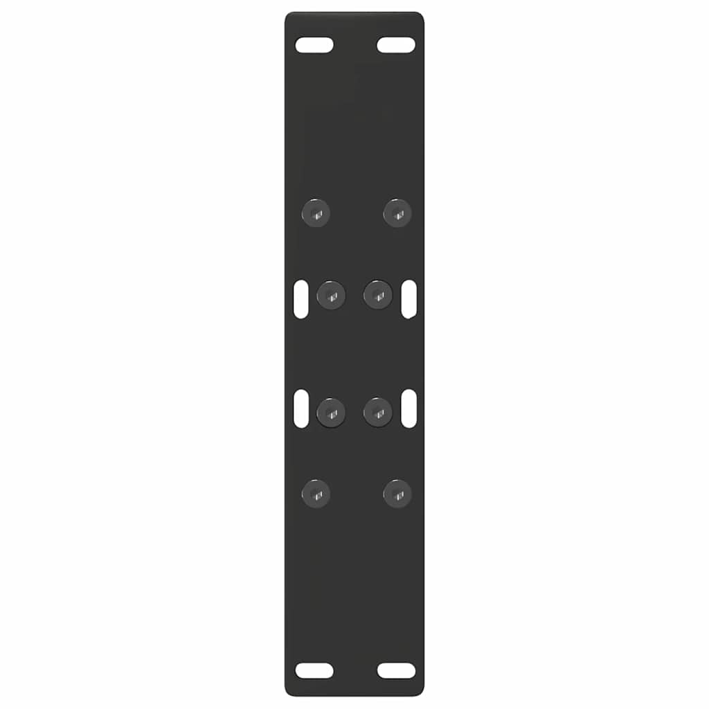 vidaXL Nogi do stolika kawowego w kształcie litery A 2 szt. Czarne 50x(42-43) cm Stal