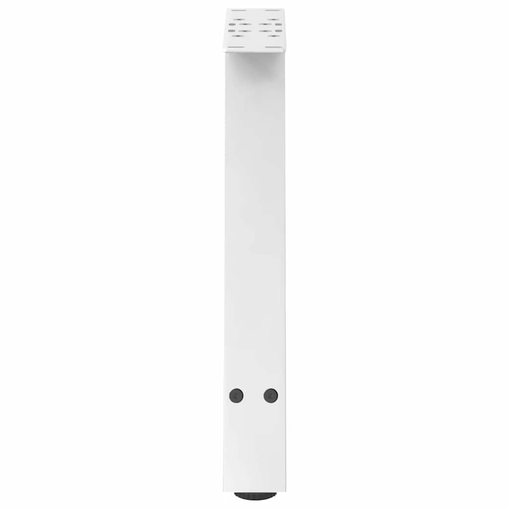 vidaXL Nogi do stolika kawowego w kształcie litery A 2 szt. Białe 50x(42-43) cm Stal