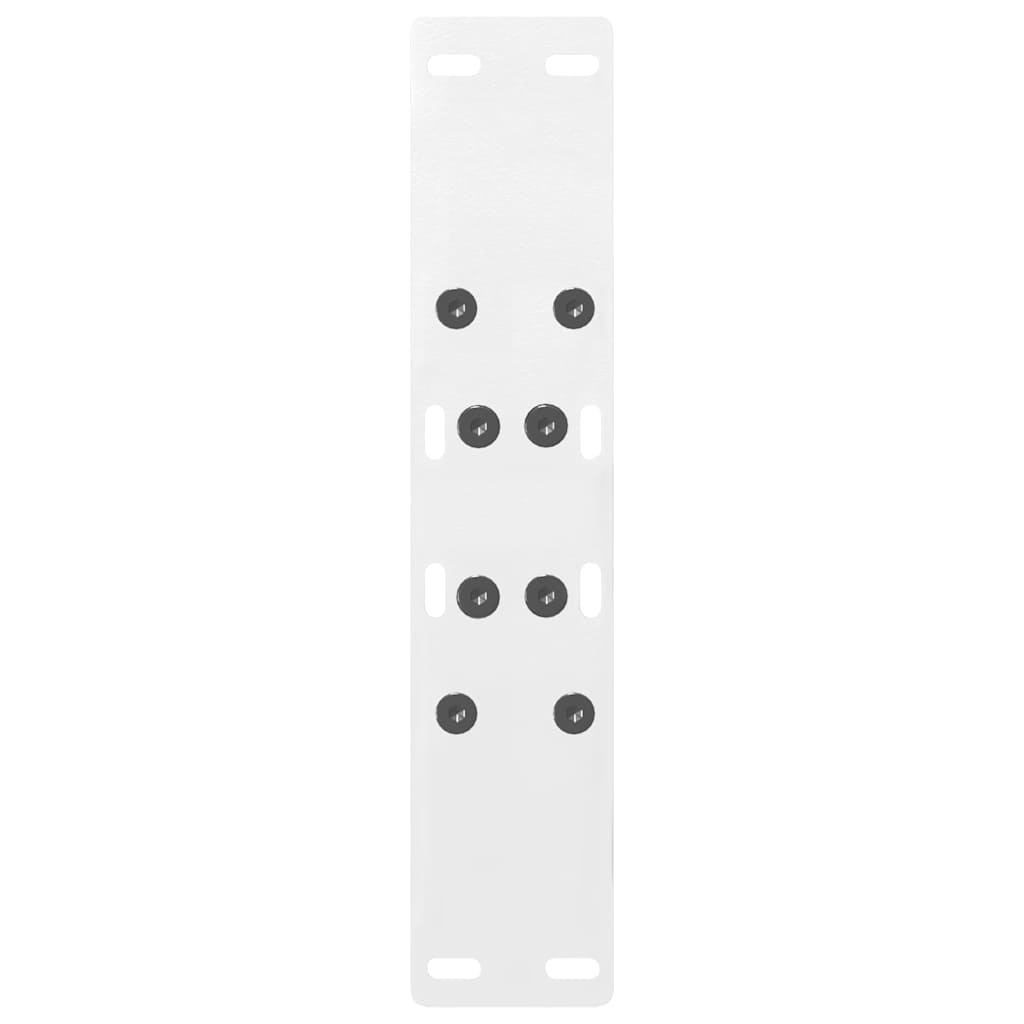 vidaXL Nogi do stolika kawowego w kształcie litery A 2 szt. Białe 50x(42-43) cm Stal