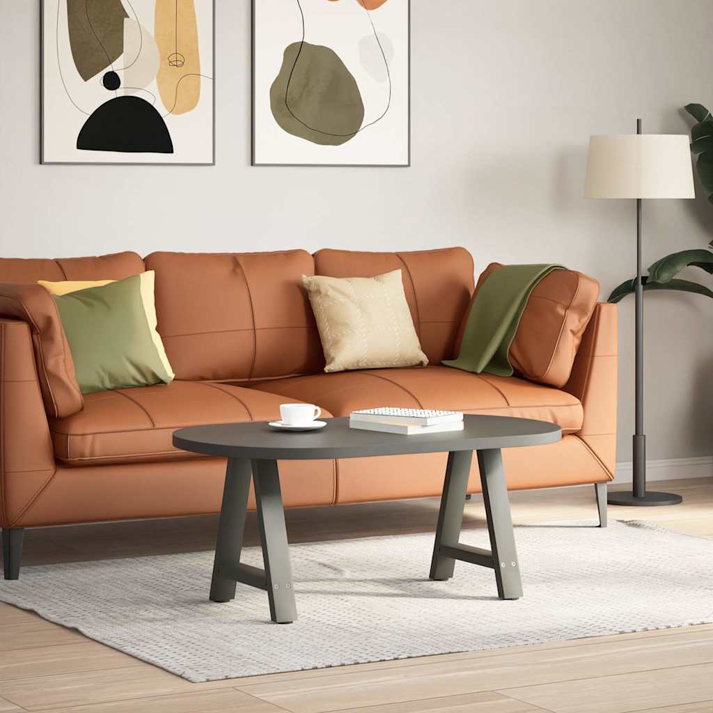 vidaXL Nogi do stolika kawowego w kształcie litery A 2 szt. Antracyt 50x(42-43) cm Stal