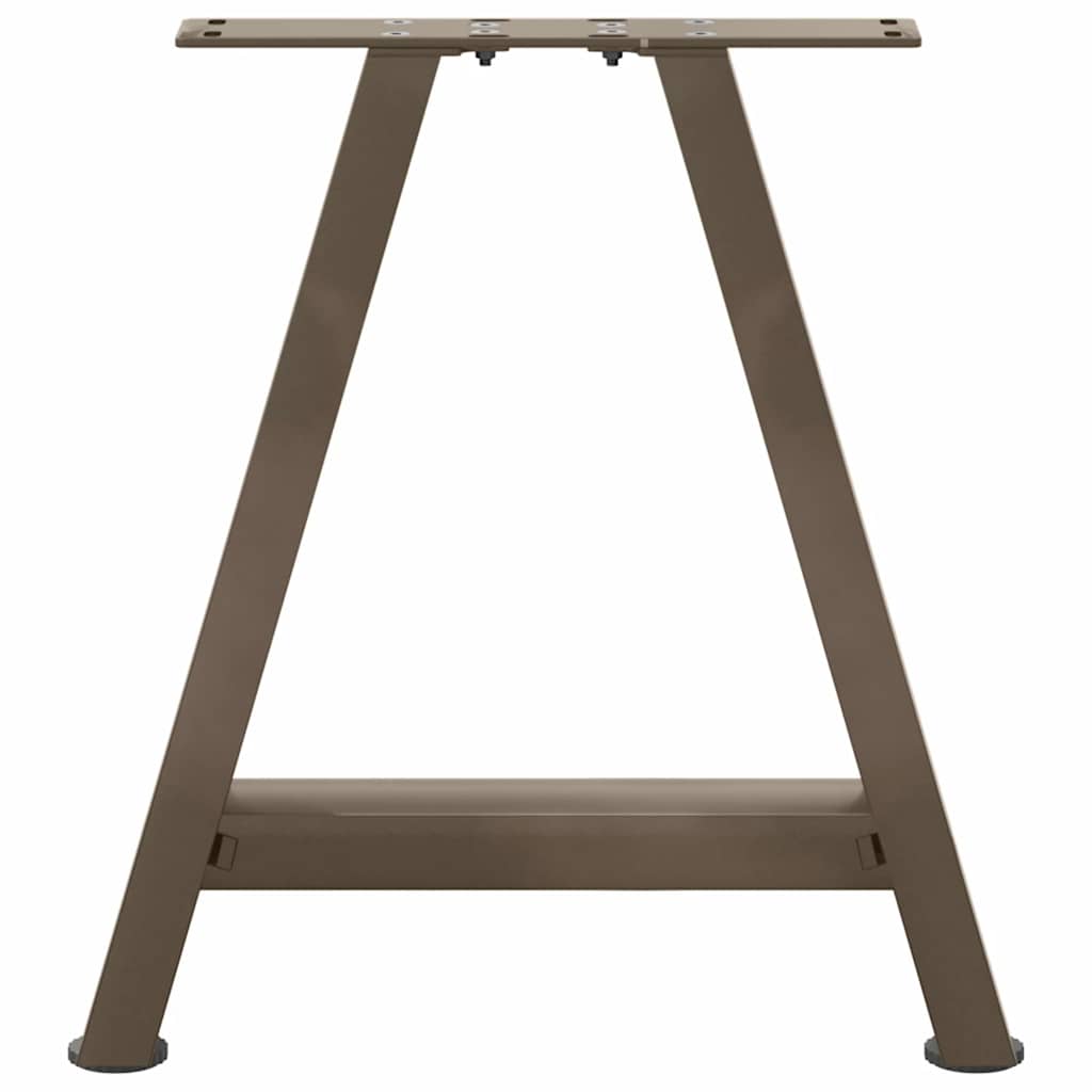 vidaXL Nogi do stolika kawowego w kształcie litery A 2 szt. 50x(42-43) cm Stal