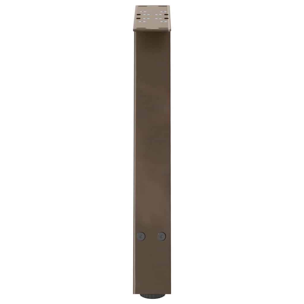 vidaXL Nogi do stolika kawowego w kształcie litery A 2 szt. 50x(42-43) cm Stal
