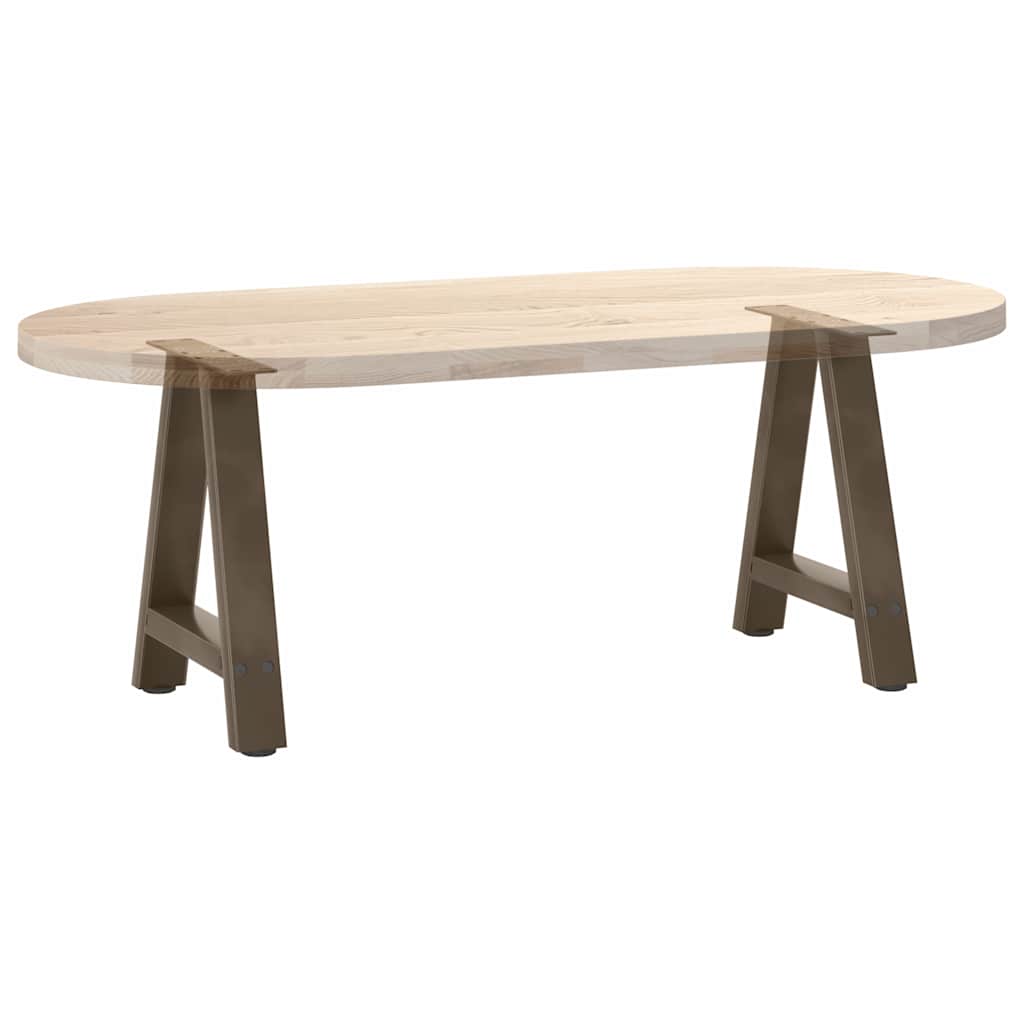 vidaXL Nogi do stolika kawowego w kształcie litery A 2 szt. 50x(42-43) cm Stal