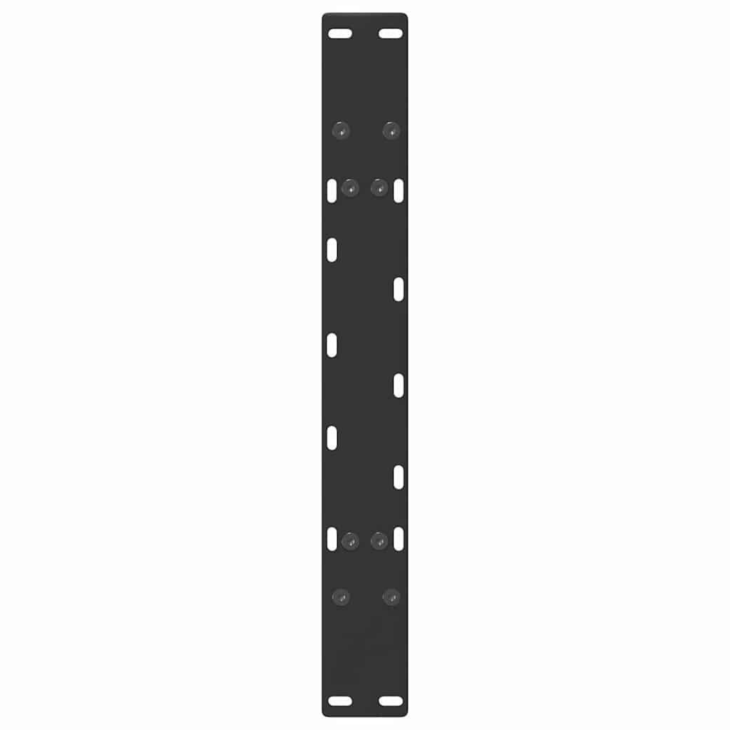 vidaXL Nogi do stolika kawowego w kształcie litery A 2 szt. Czarne 60x(42-43) cm Stal