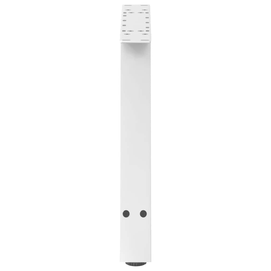 vidaXL Nogi do stolika kawowego w kształcie litery A 2 szt. Białe 60x(42-43) cm Stal