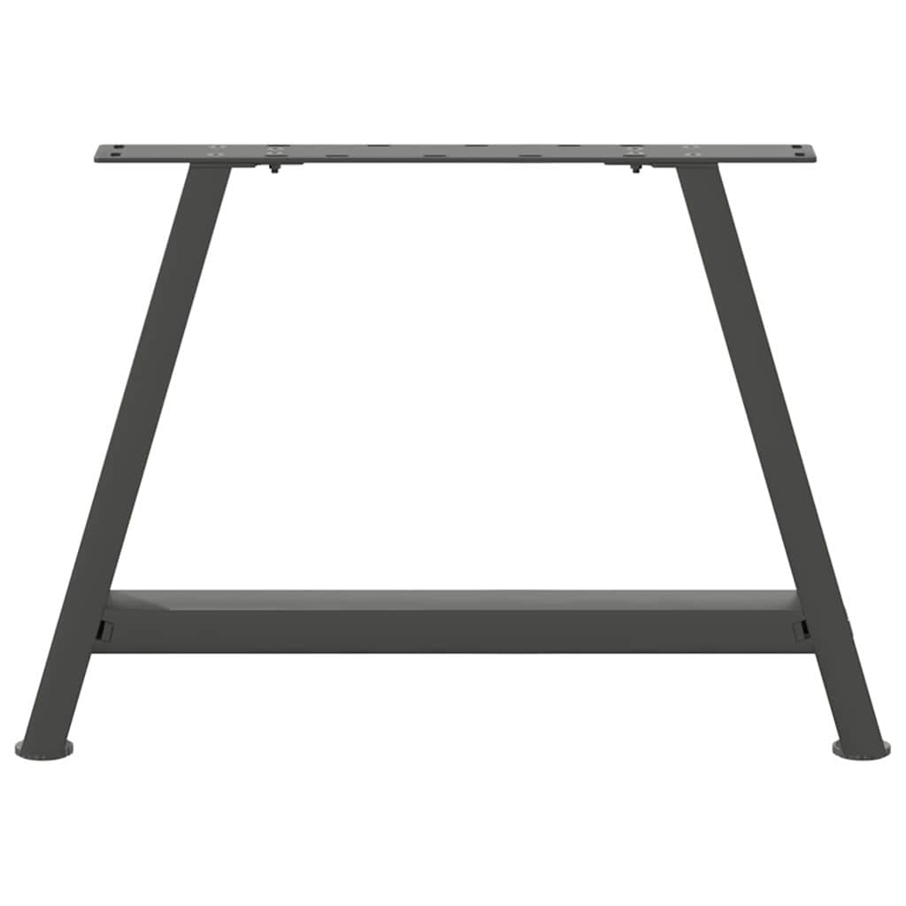 vidaXL Nogi do stolika kawowego w kształcie litery A 2 szt. Antracyt 60x(42-43) cm Stal