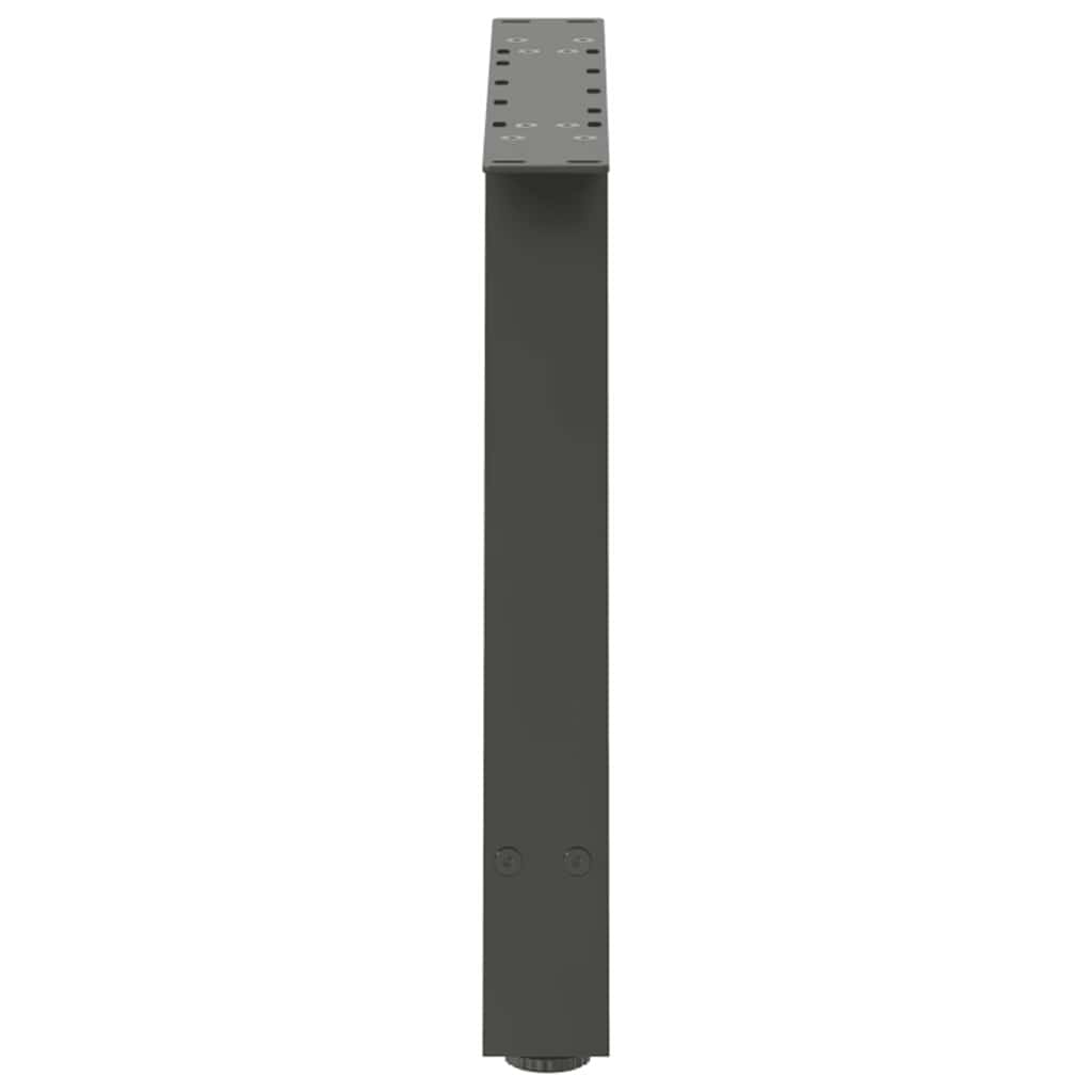 vidaXL Nogi do stolika kawowego w kształcie litery A 2 szt. Antracyt 60x(42-43) cm Stal