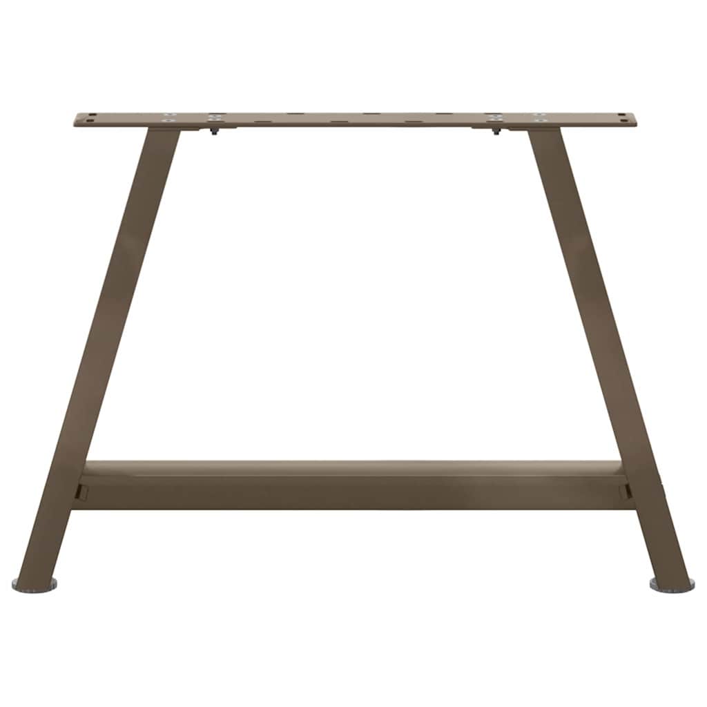 vidaXL Nogi do stolika kawowego w kształcie litery A 2 szt. 60x(42-43) cm Stal