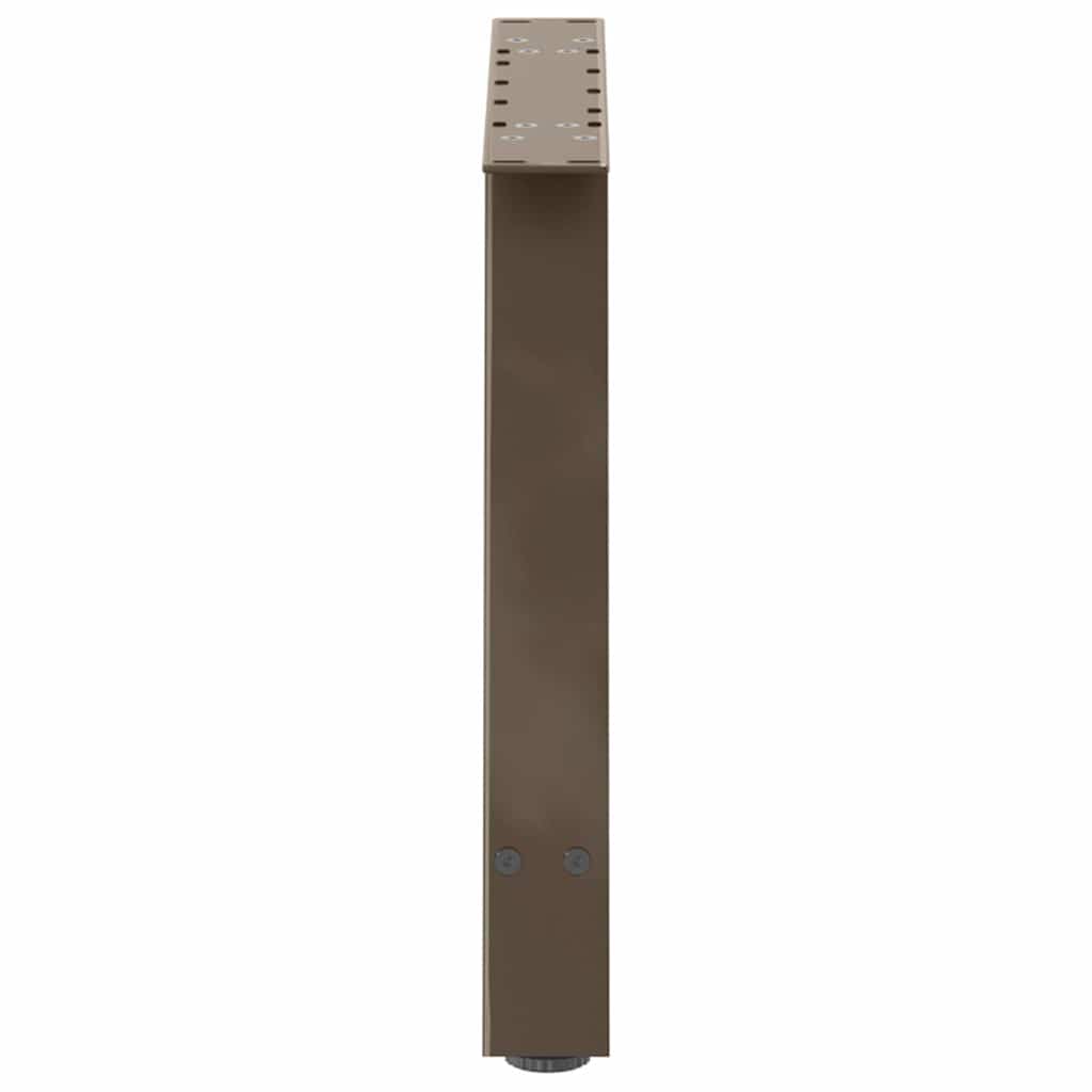 vidaXL Nogi do stolika kawowego w kształcie litery A 2 szt. 60x(42-43) cm Stal