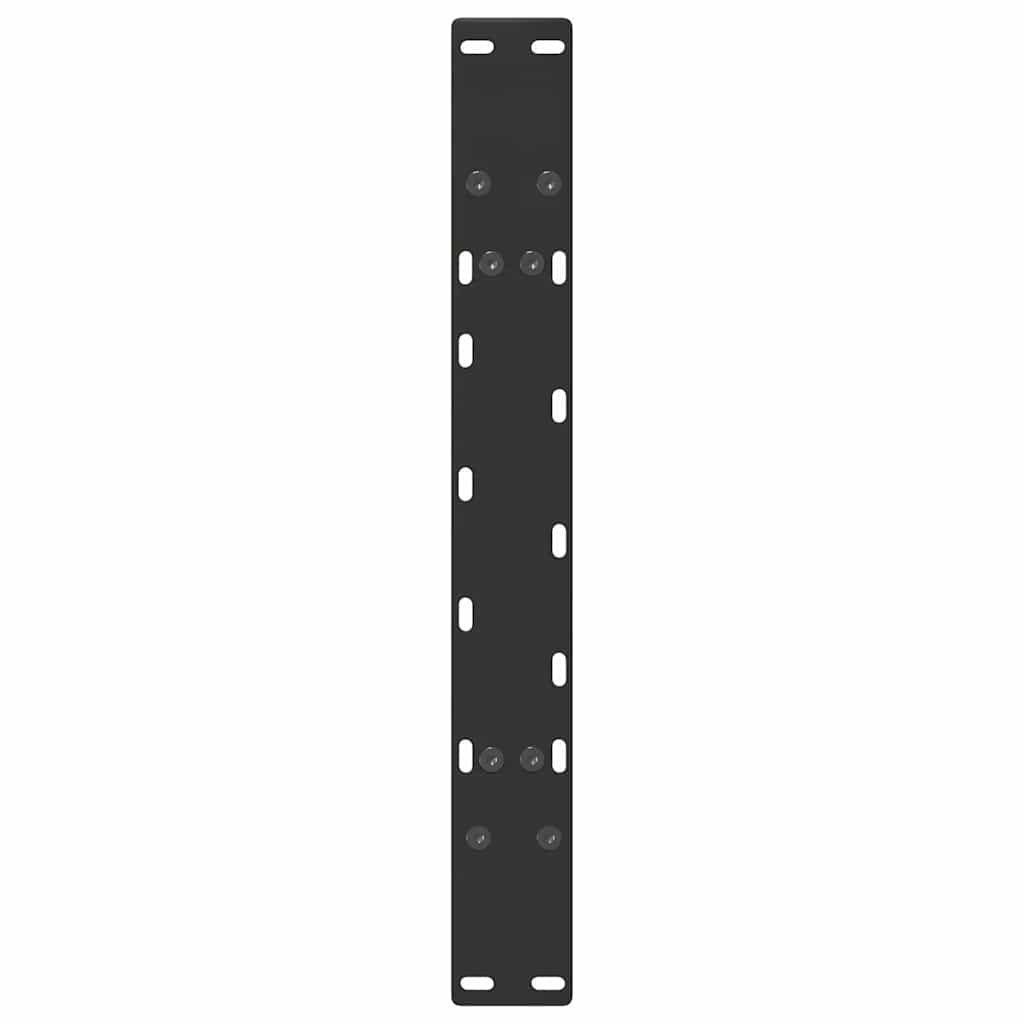 vidaXL Nogi do stolika kawowego w kształcie litery A 2 szt. Czarne 70x(42-43) cm Stal