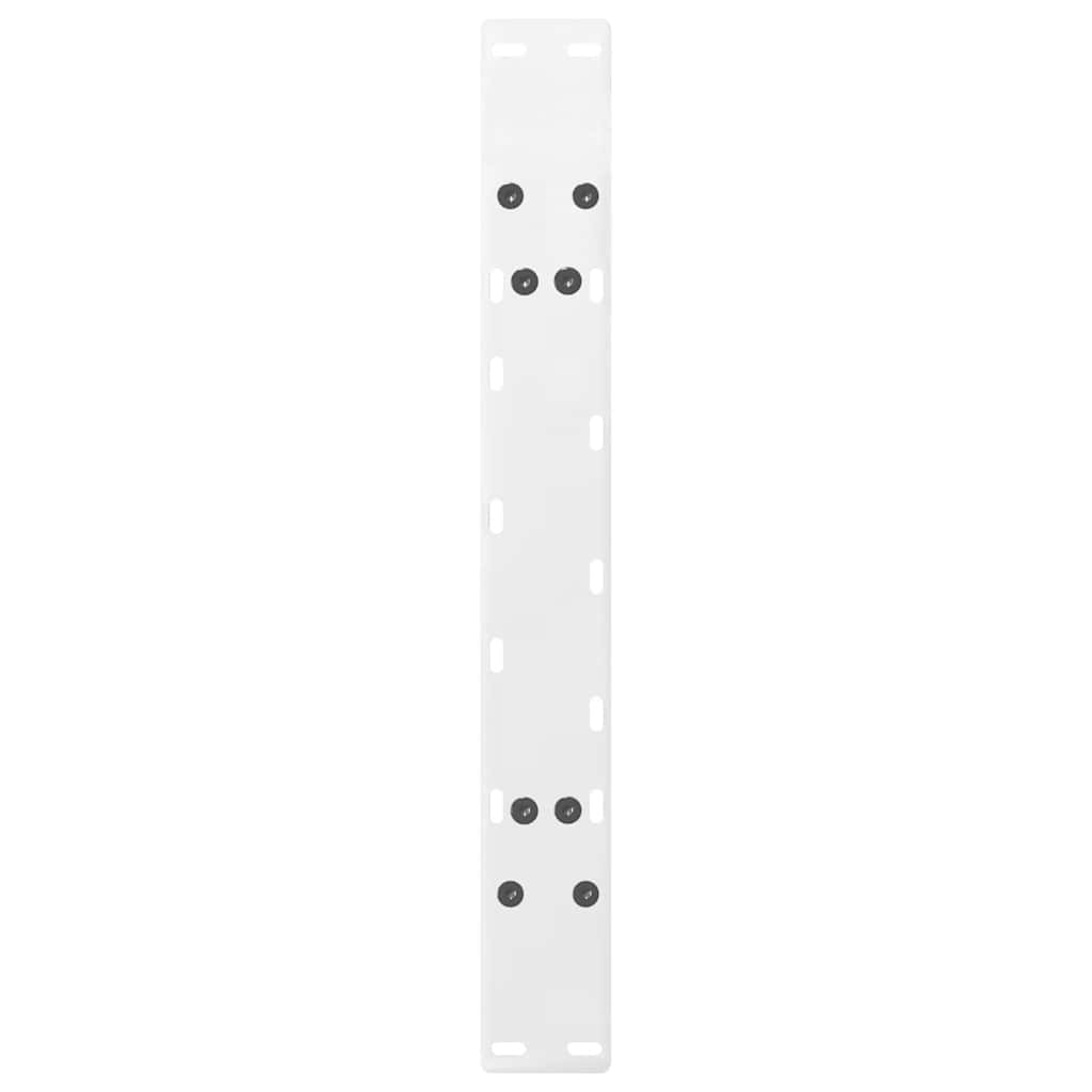 vidaXL Nogi do stolika kawowego w kształcie litery A 2 szt. Białe 70x(42-43) cm Stal