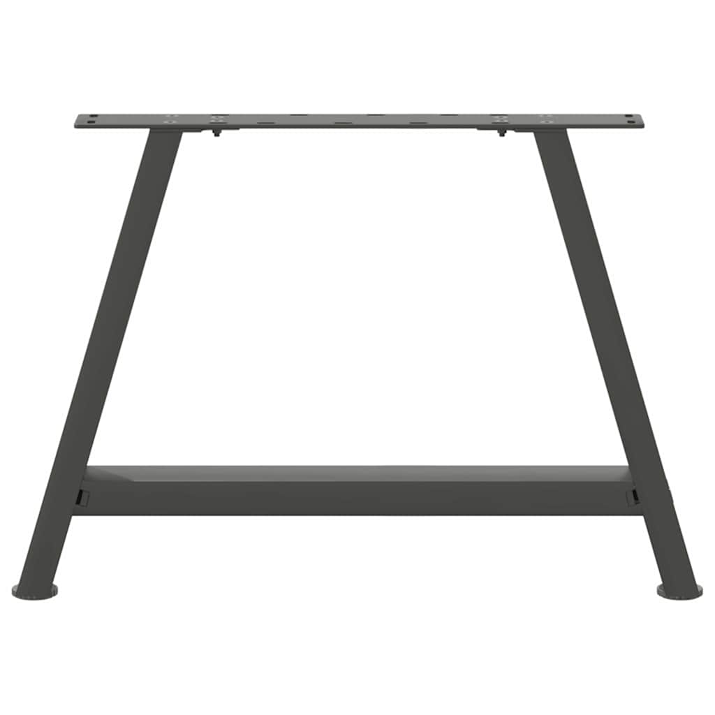 vidaXL Nogi do stolika kawowego w kształcie litery A 2 szt. Antracyt 70x(42-43) cm Stal