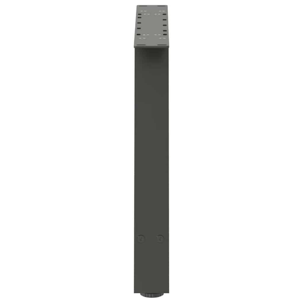 vidaXL Nogi do stolika kawowego w kształcie litery A 2 szt. Antracyt 70x(42-43) cm Stal