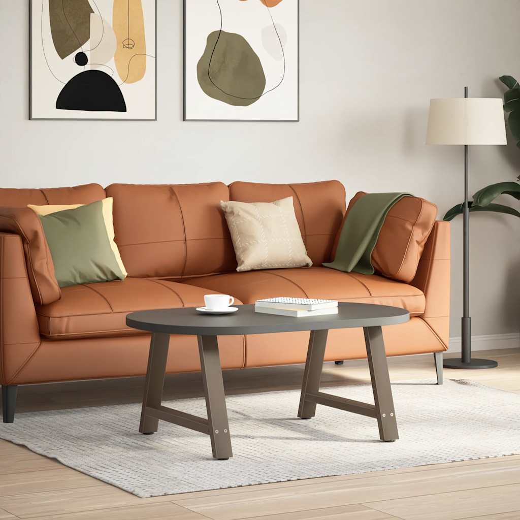vidaXL Nogi do stolika kawowego w kształcie litery A 2 szt. 70x(42-43) cm Stal