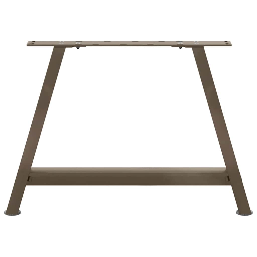 vidaXL Nogi do stolika kawowego w kształcie litery A 2 szt. 70x(42-43) cm Stal