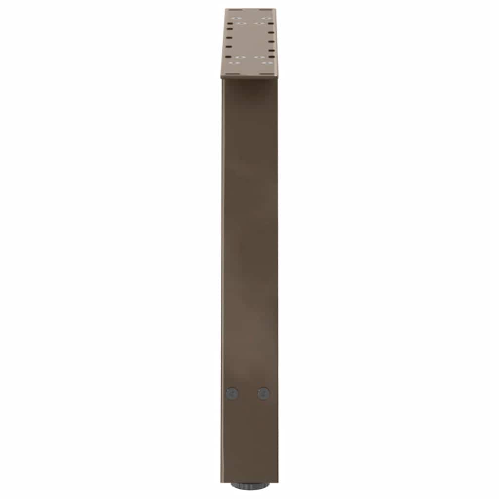 vidaXL Nogi do stolika kawowego w kształcie litery A 2 szt. 70x(42-43) cm Stal