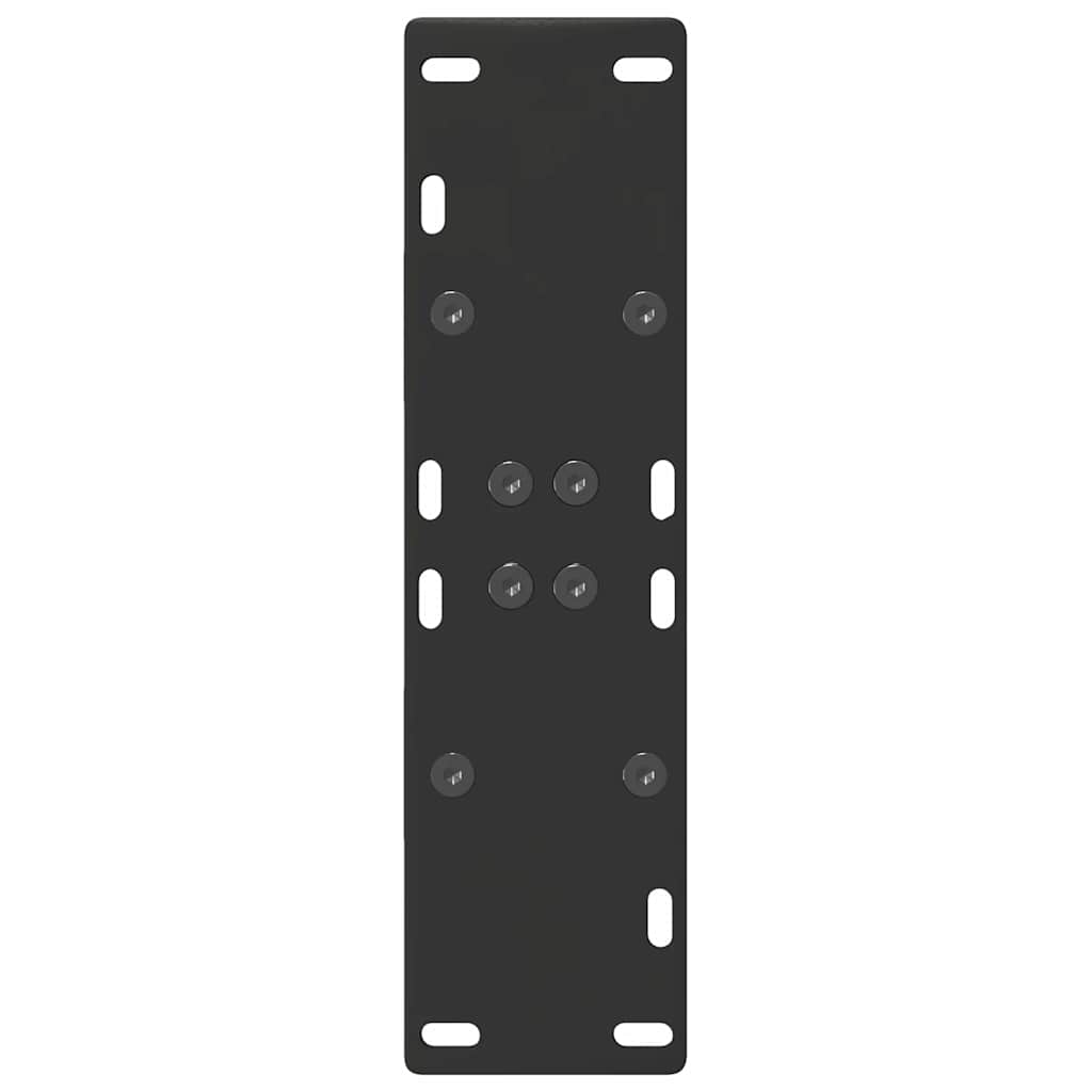 vidaXL Nogi do stołu jadalnego w kształcie litery A 2 szt. Czarne 50x(72-73) cm Stal