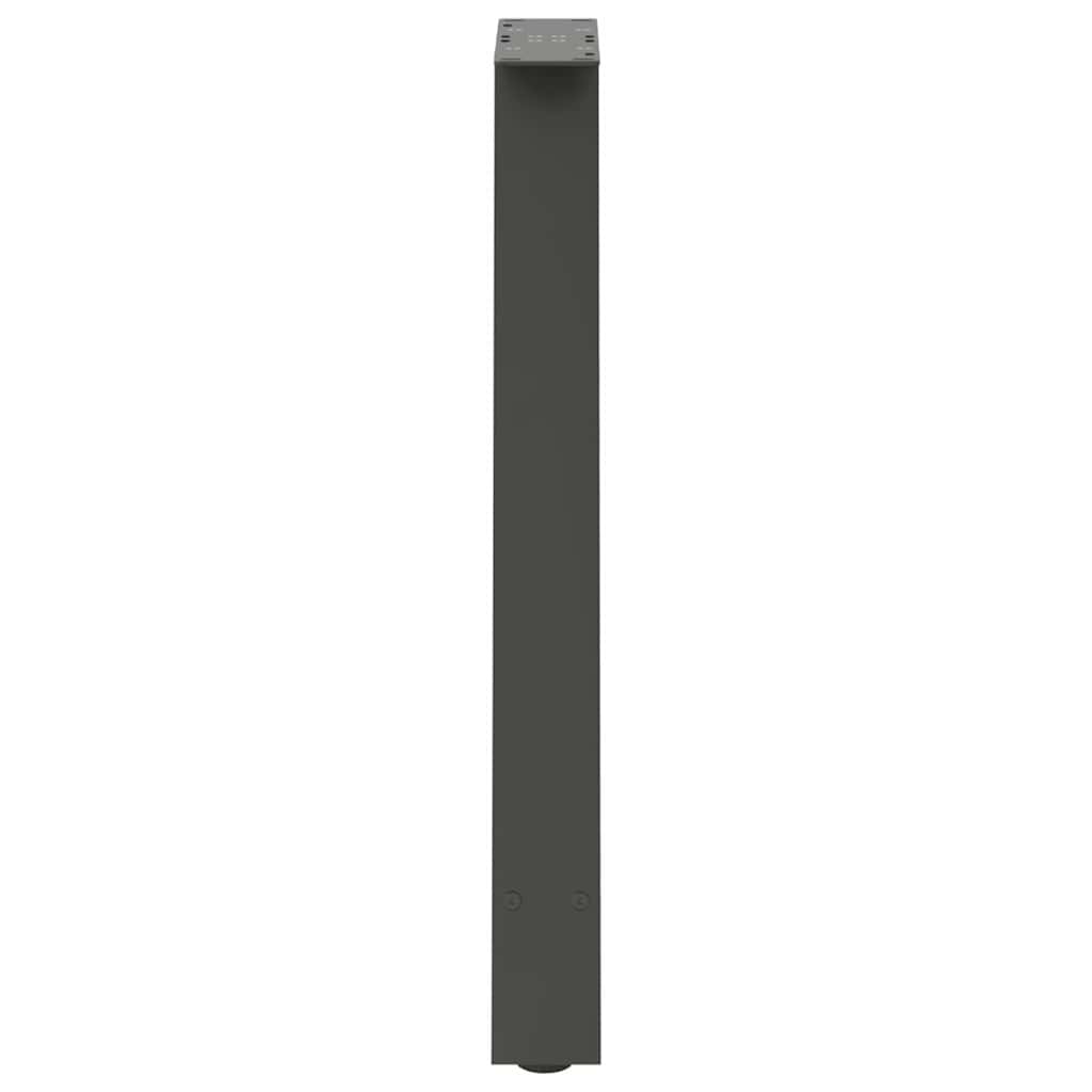 vidaXL Nogi do stołu jadalnego w kształcie litery A 2 szt. Antracyt 50x(72-73) cm Stal