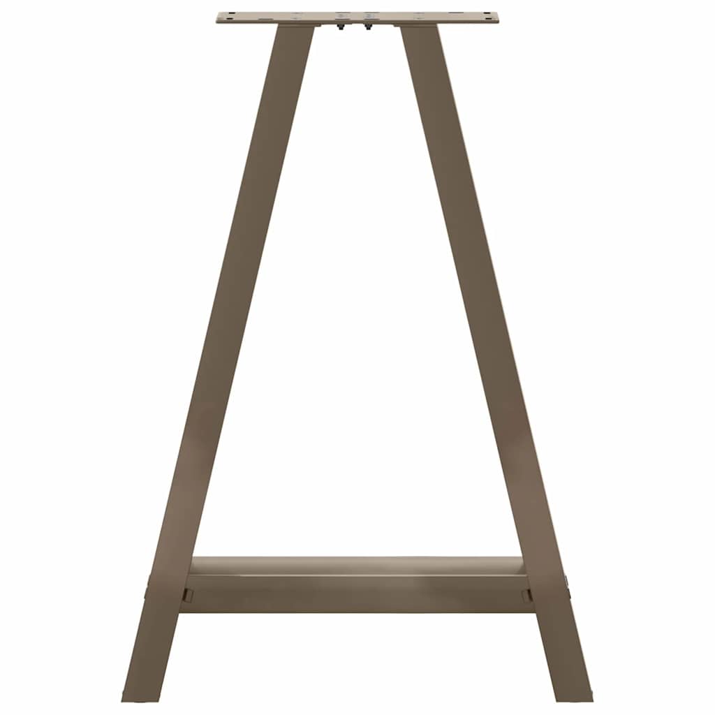 vidaXL Nogi do stołu jadalnego w kształcie litery A 2 szt. 50x(72-73) cm Stal