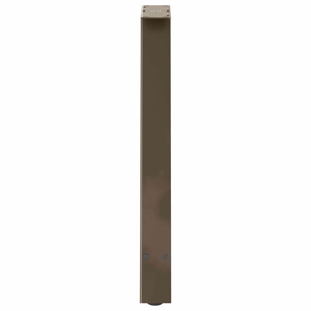 vidaXL Nogi do stołu jadalnego w kształcie litery A 2 szt. 50x(72-73) cm Stal
