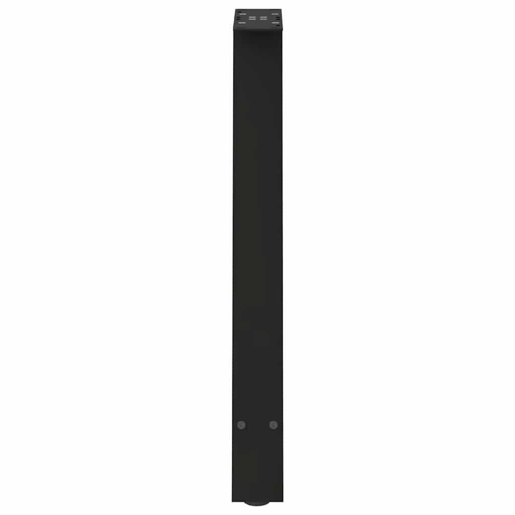 vidaXL Nogi do stołu jadalnego w kształcie litery A 2 szt. Czarne 60x(72-73) cm Stal
