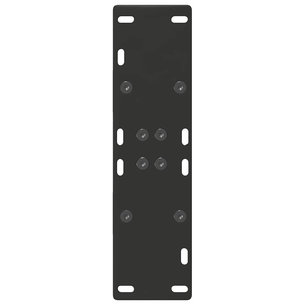 vidaXL Nogi do stołu jadalnego w kształcie litery A 2 szt. Czarne 60x(72-73) cm Stal