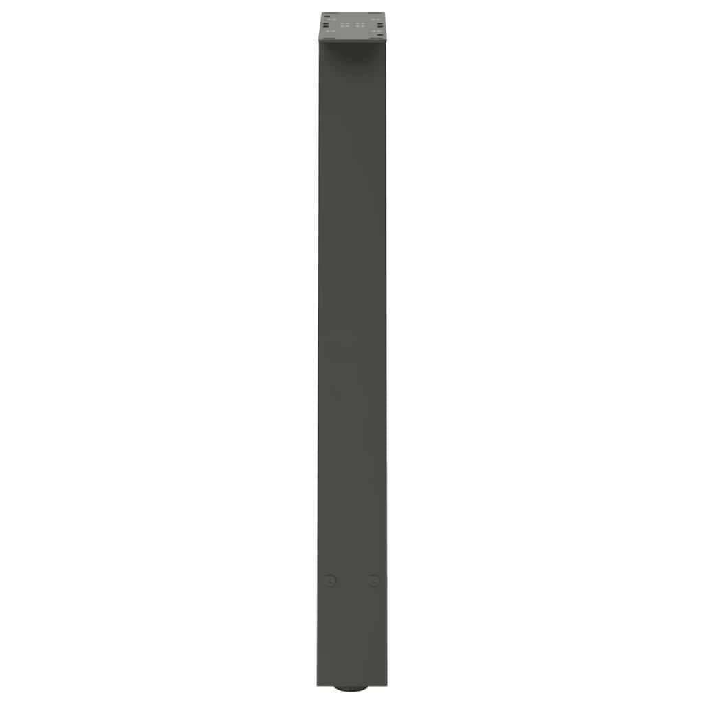 vidaXL Nogi do stołu jadalnego w kształcie litery A 2 szt. Antracyt 60x(72-73) cm Stal