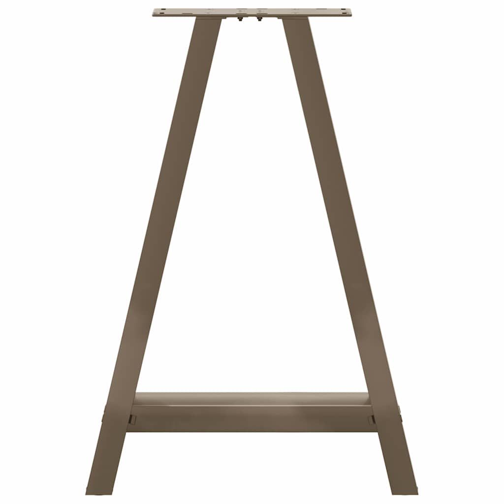 vidaXL Nogi do stołu jadalnego w kształcie litery A 2 szt. 60x(72-73) cm Stal