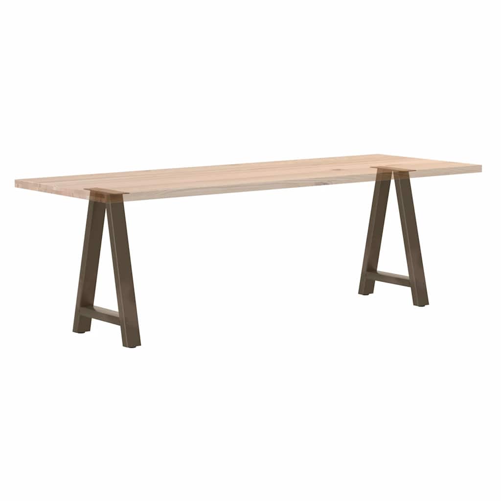 vidaXL Nogi do stołu jadalnego w kształcie litery A 2 szt. 60x(72-73) cm Stal