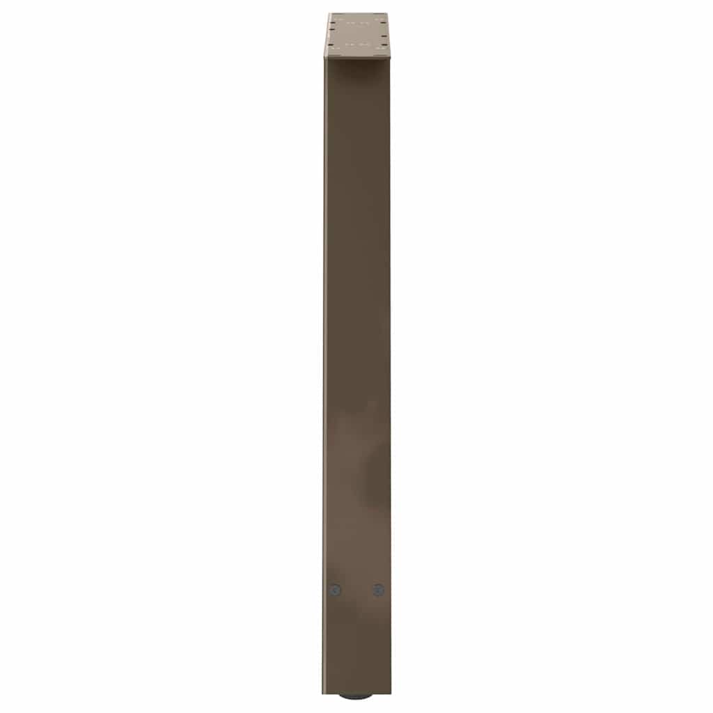 vidaXL Nogi do stołu jadalnego w kształcie litery A 2 szt. 70x(72-73) cm Stal