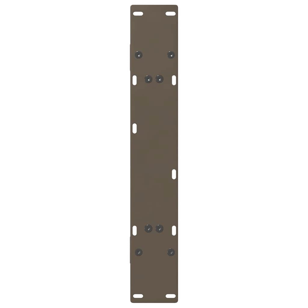 vidaXL Nogi do stołu jadalnego w kształcie litery A 2 szt. 70x(72-73) cm Stal