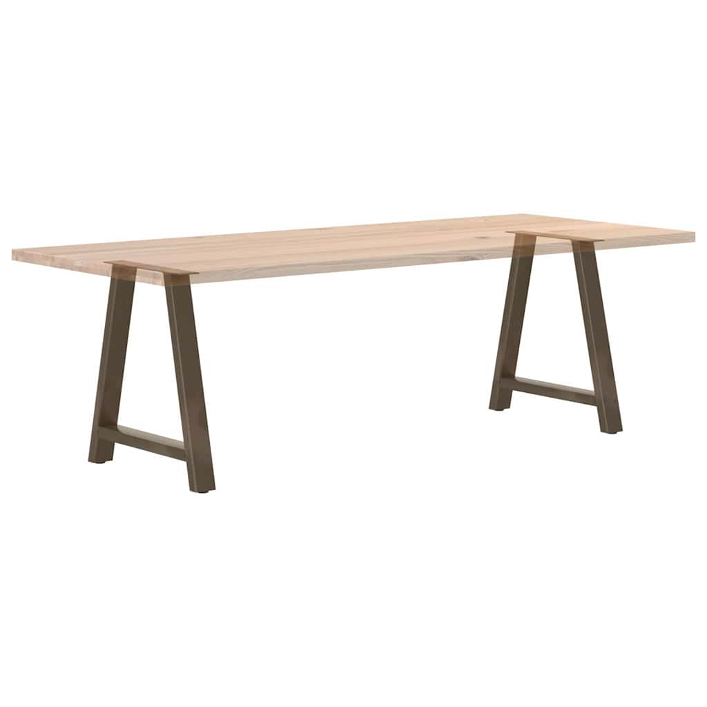 vidaXL Nogi do stołu jadalnego w kształcie litery A 2 szt. 70x(72-73) cm Stal