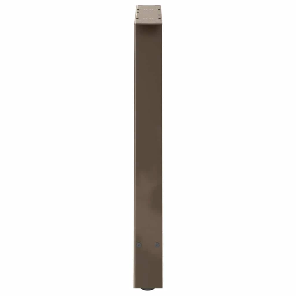 vidaXL Nogi do stołu jadalnego w kształcie litery A 2 szt. 80x(72-73) cm Stal