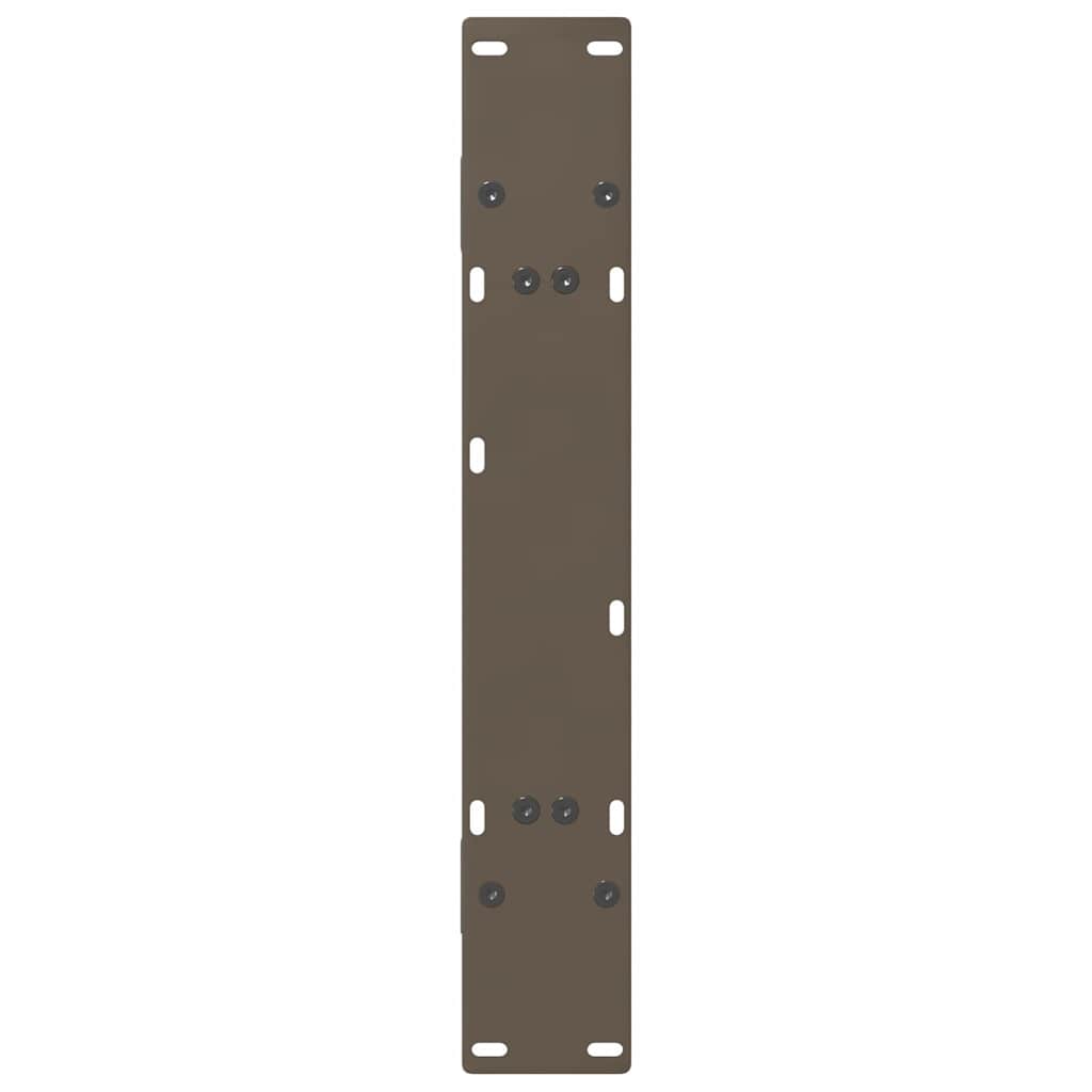 vidaXL Nogi do stołu jadalnego w kształcie litery A 2 szt. 80x(72-73) cm Stal