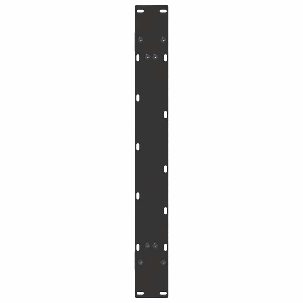 vidaXL Nogi do stołu jadalnego w kształcie litery A 2 szt. Czarne 90x(72-73) cm Stal