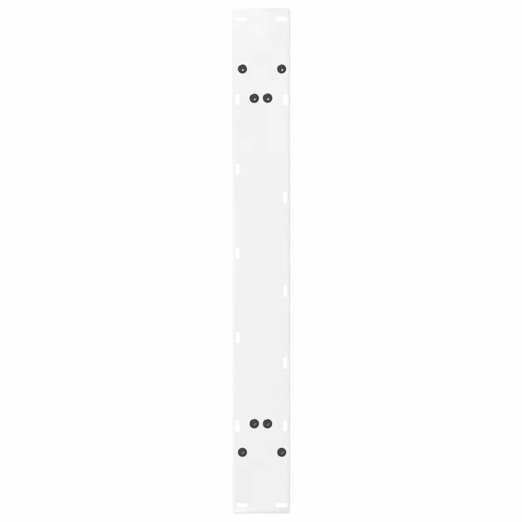 vidaXL Nogi do stołu jadalnego w kształcie litery A 2 szt. Białe 90x(72-73) cm Stal