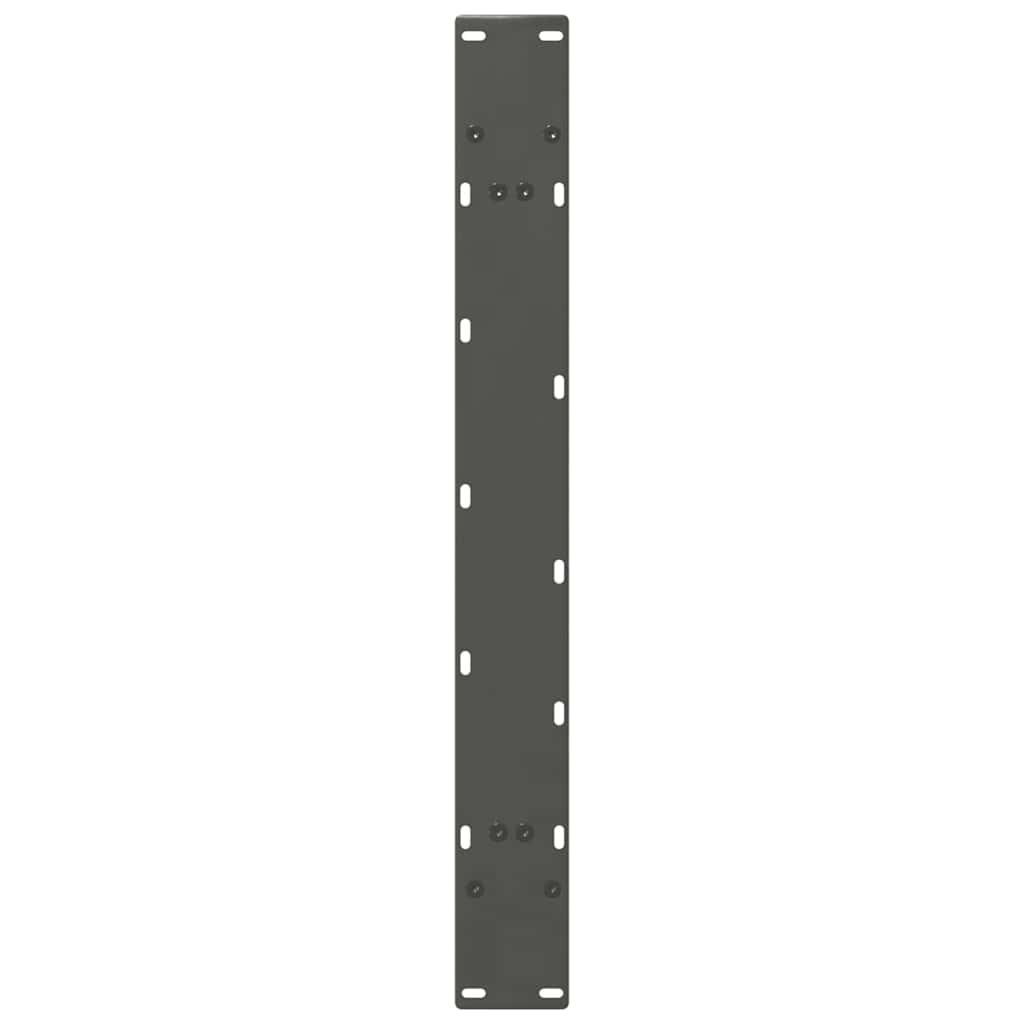 vidaXL Nogi do stołu jadalnego w kształcie litery A 2 szt. Antracyt 90x(72-73) cm Stal